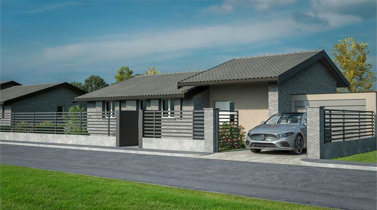 Ville nuove su unico piano con possibilità piscina